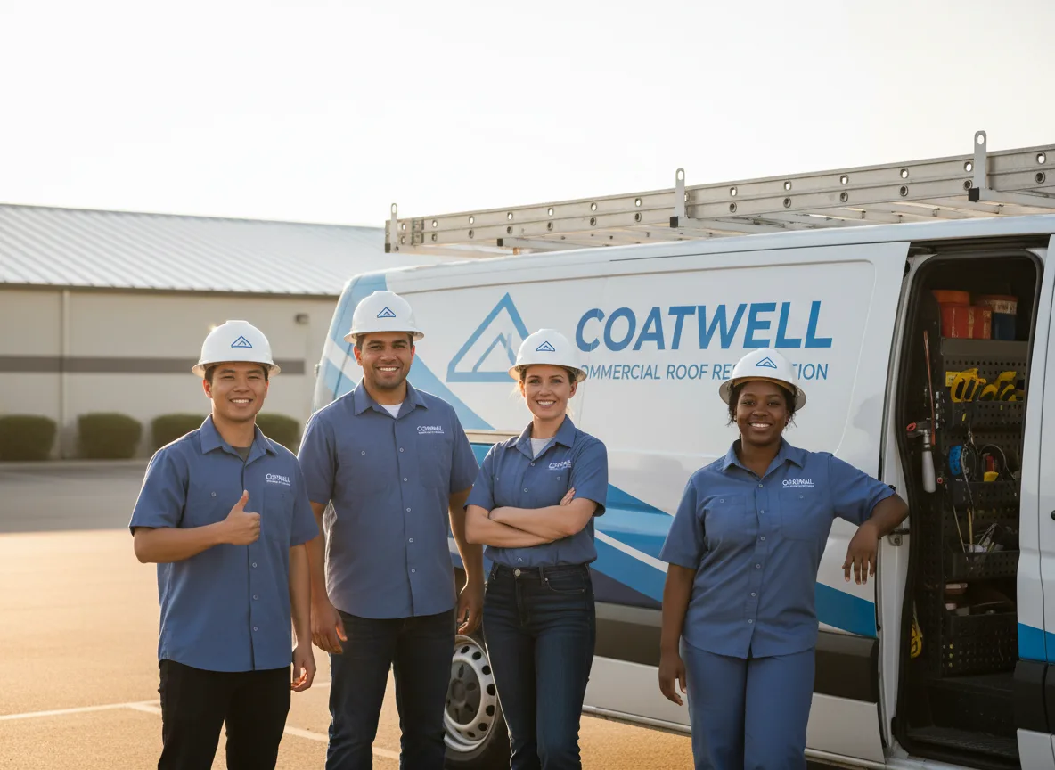 Commercial roof coating company in Phlox, WI